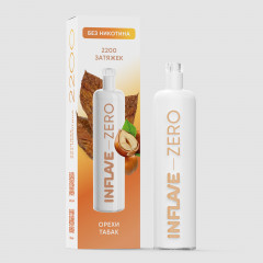 Электронная сигарета Inflave Zero 2200 затяжек Орехи Табак